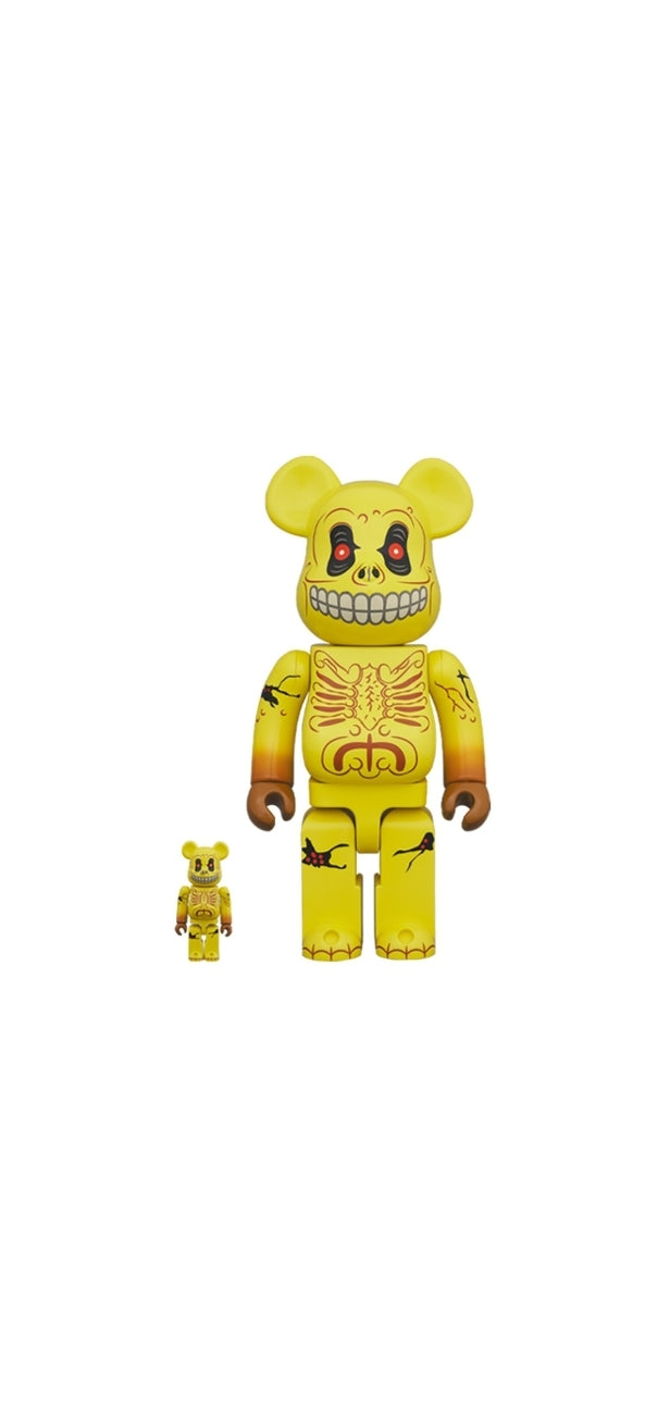 BEARBRICK SKULL FACE 100% & 400% SET