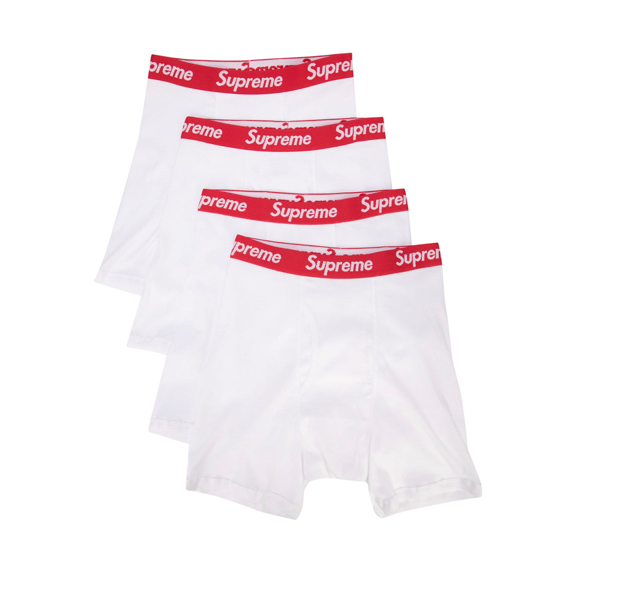 SUPREME x Hanes Tagless Boxer Briefs (Pack of 4)