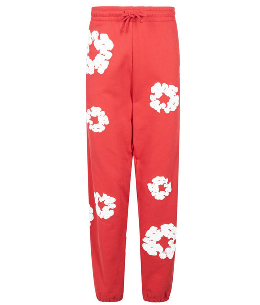 Denim Tears Cotton Wreath-print track pants