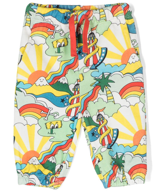 Stella McCartney Kids
Rollercoaster-print tracksuit bottoms