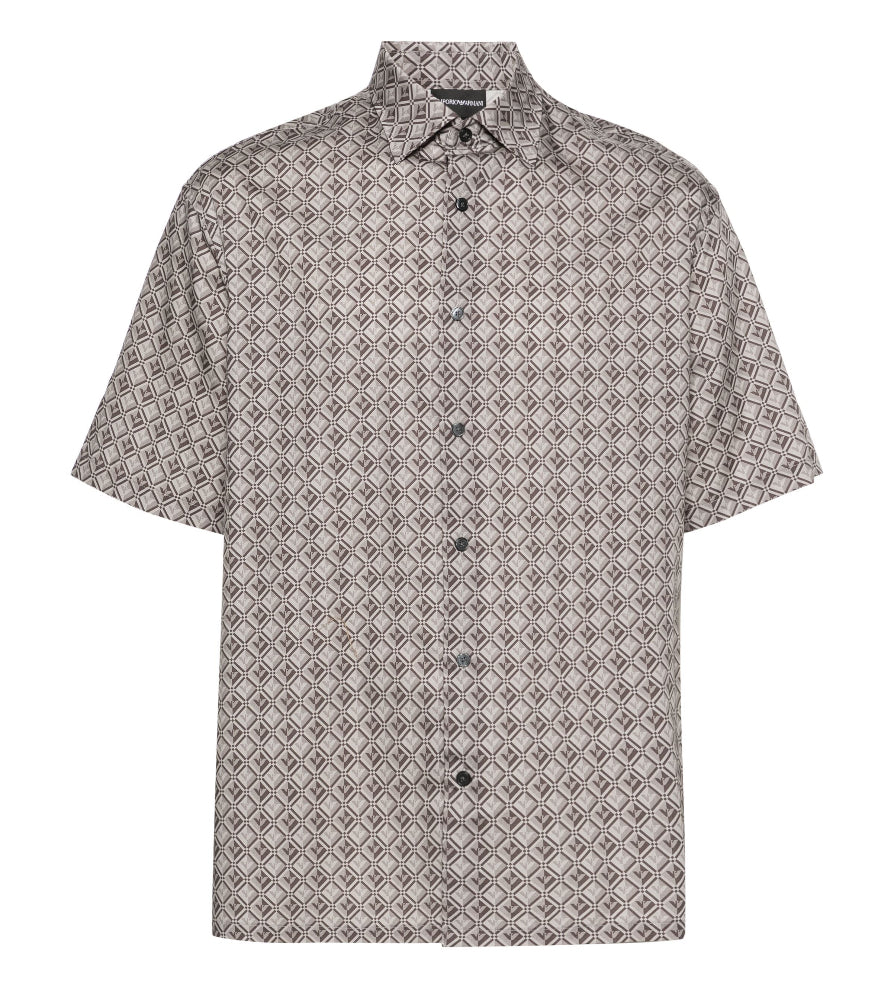 Emporio Armani
Short-sleeve logo pattern-print shirt7