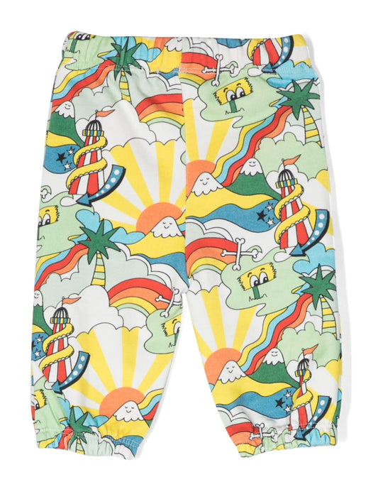 Stella McCartney Kids
Rollercoaster-print tracksuit bottoms