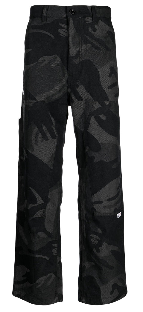 AAPE BY *A BATHING APE® Camouflage-pattern straight-leg jeans