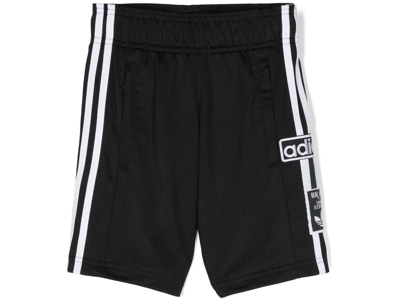 adidas Kids logo-patch track shorts