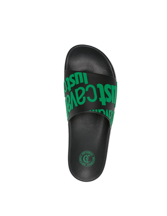 Just Cavalli Logo-embossed slides