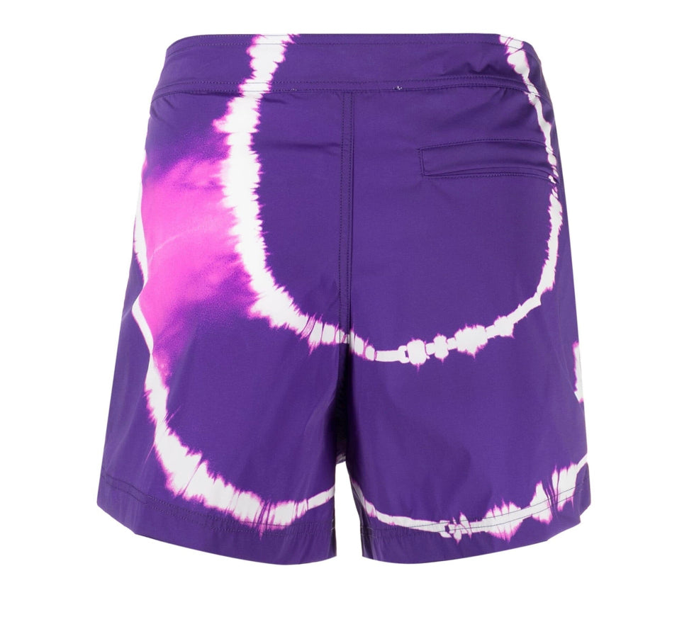 Off-White tie-dye printed shorts