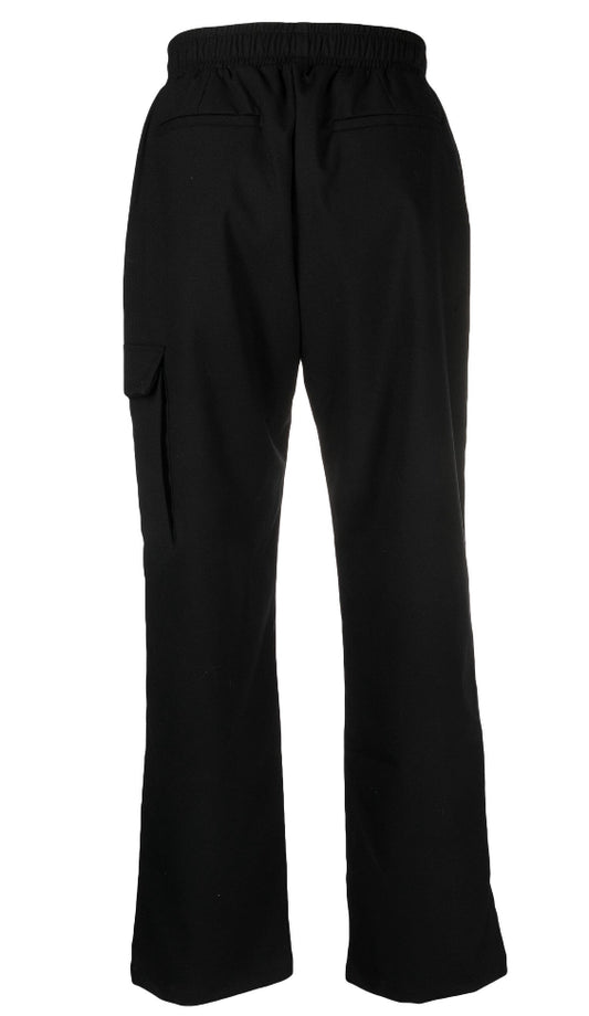 Family First
Elasticated-waist ring-detail trousers