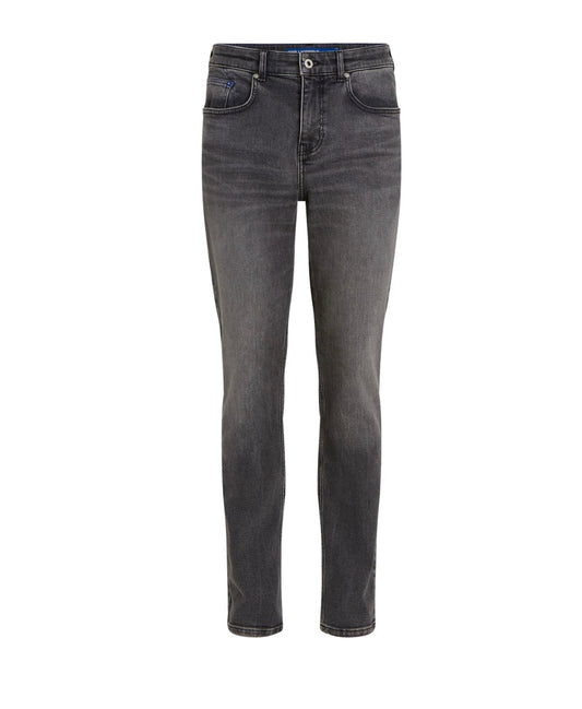 KARL LAGERFELD MID-RISE SLIM-CUT JEANS