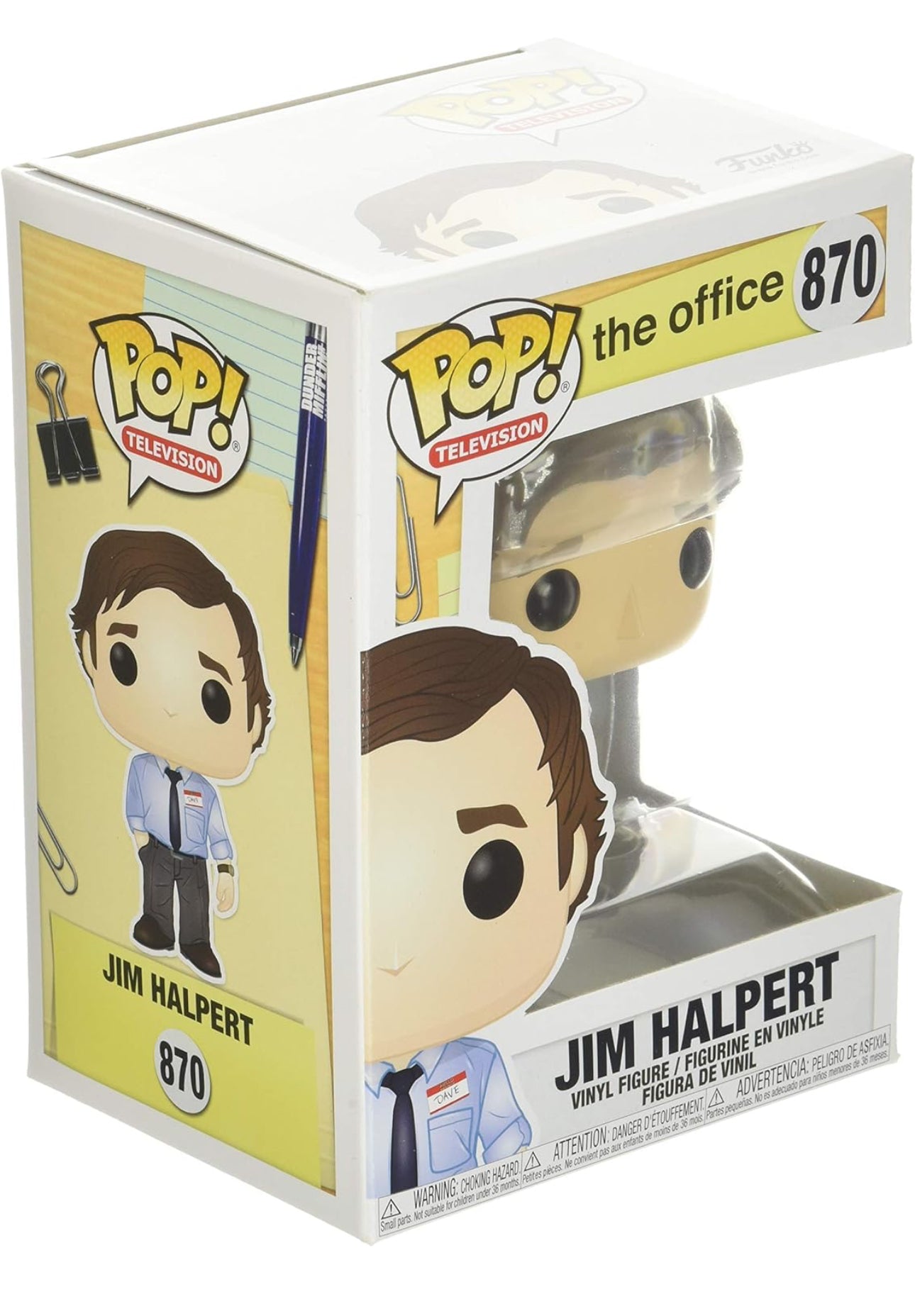 Funko Pop! TV: The Office - Jim Halpert (Styles May Vary)