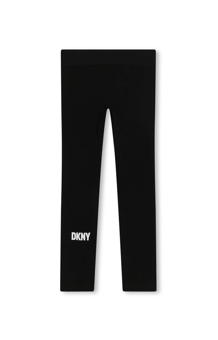 Dkny Kids Logo-waistband leggings