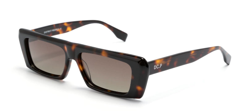 District Vision Square-frame tinted sunglasses