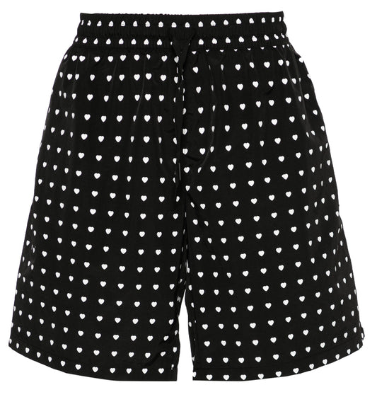 ARTE Jules Heart-print deck shorts