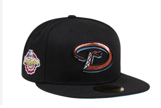 New Era Arizona Diamondbacks World Series 2001 Glacier Blue Edition 59Fifty Fitted Cap