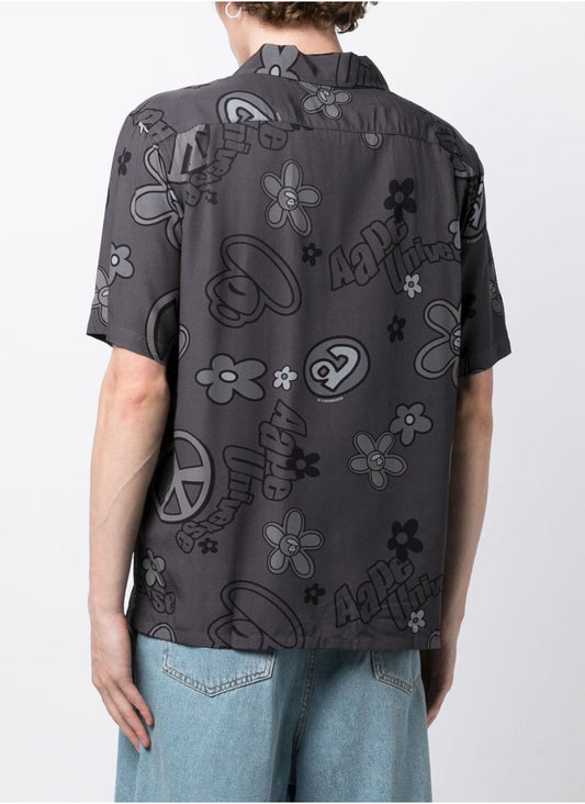 AAPE BY *A BATHING APE®
Graphic-print short-sleeved shirt