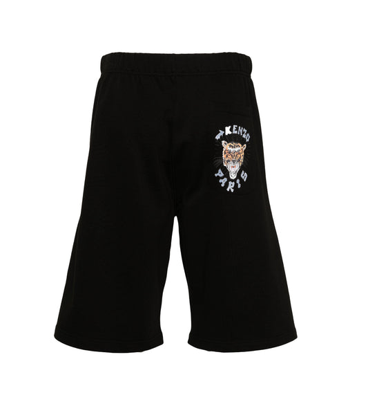 Kenzo Varsity cotton track shorts