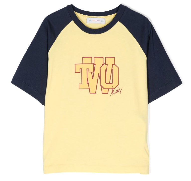 There Was One Kids logo-print cotton T-shirt
