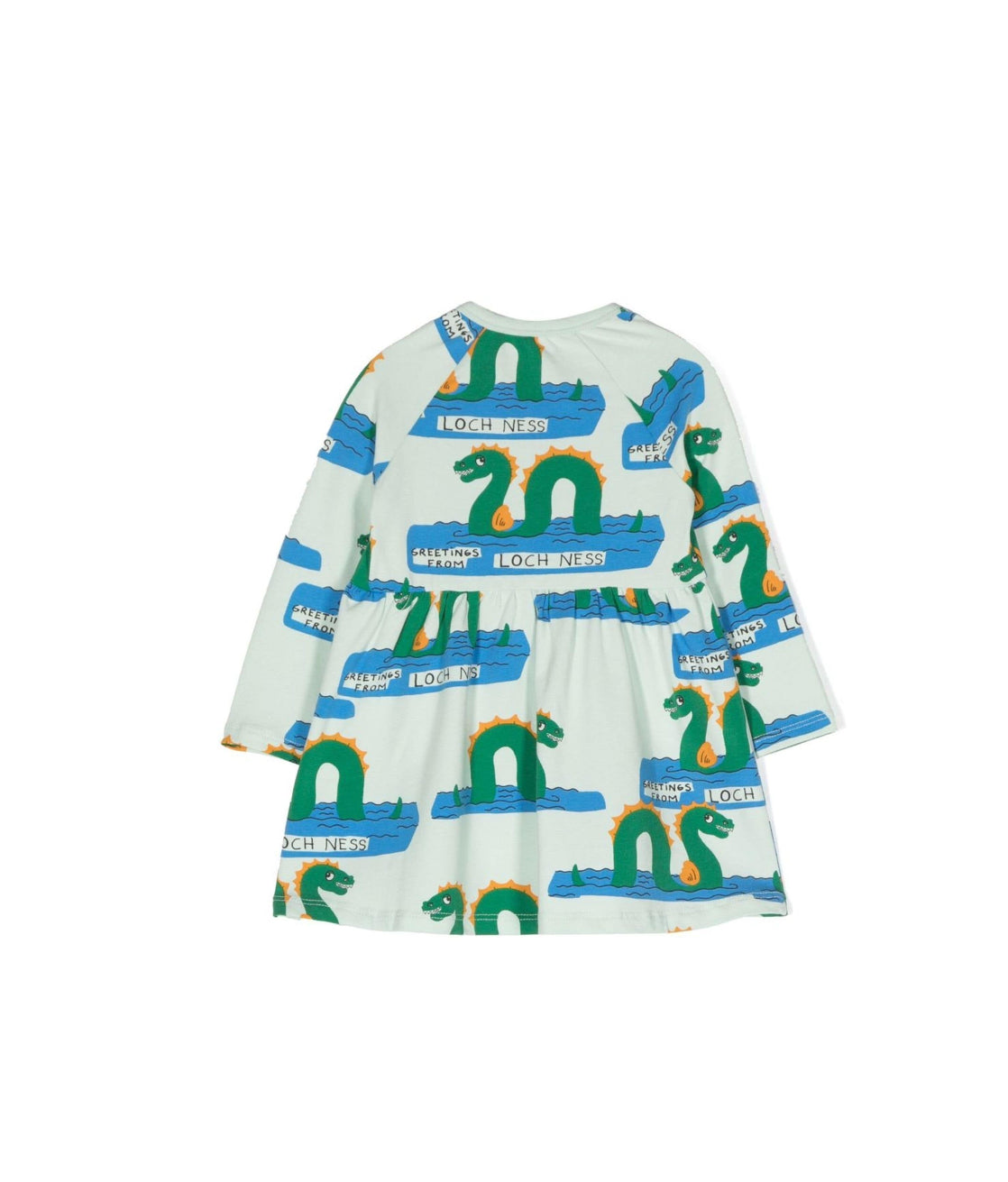 Mini Rodini Loch Ness graphic-print midi dress