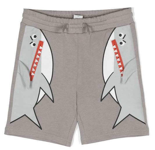 Stella McCartney Kids shark-print shorts