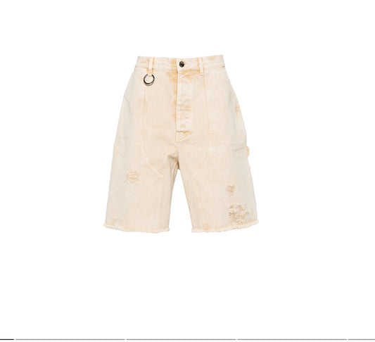 Etudes
Friche distressed denim shorts