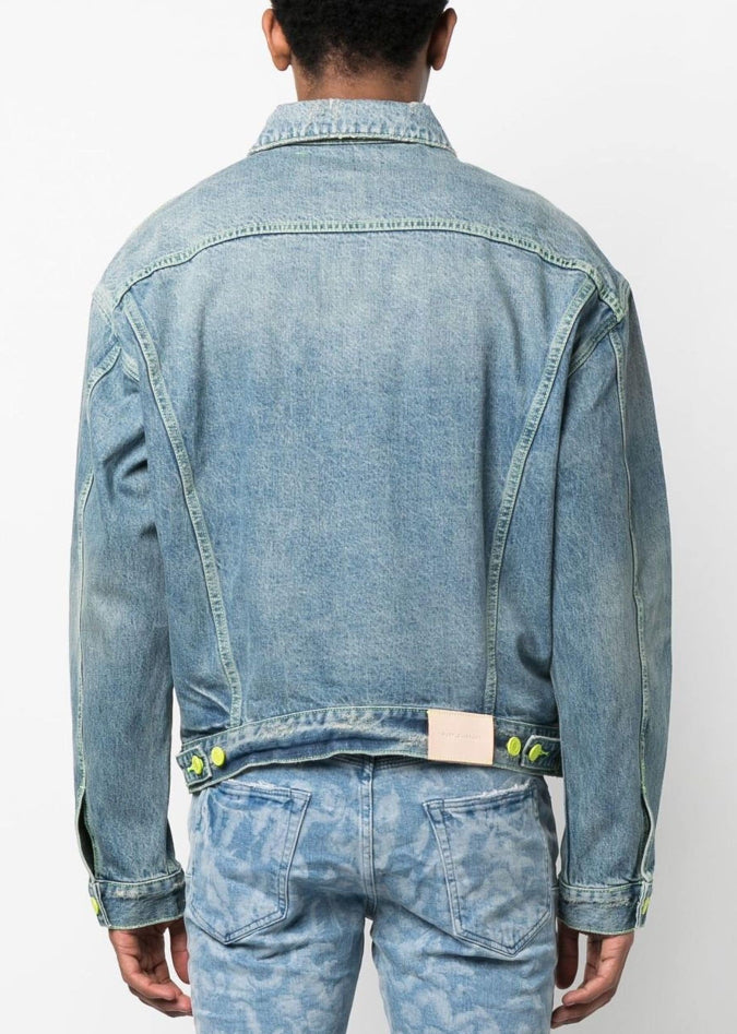 Purple Brand Vintage washed denim jacket