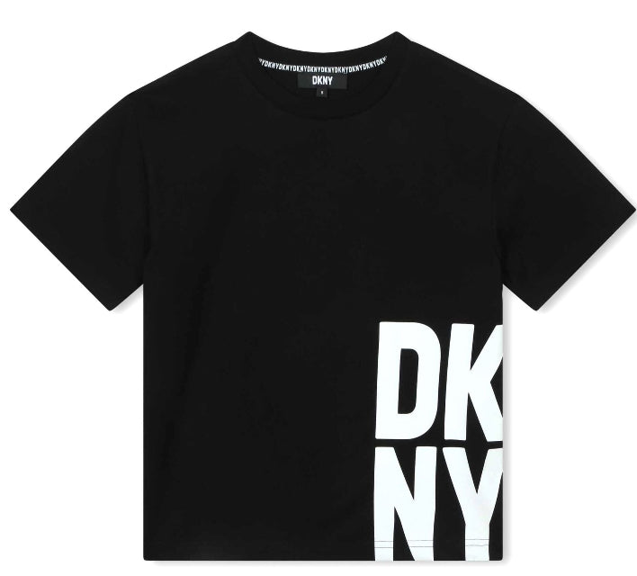 Dkny Kids logo-print cotton T-shirt