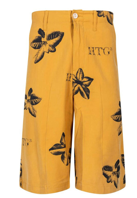 Honor The Gift
Tobacco floral-print Bermuda shorts