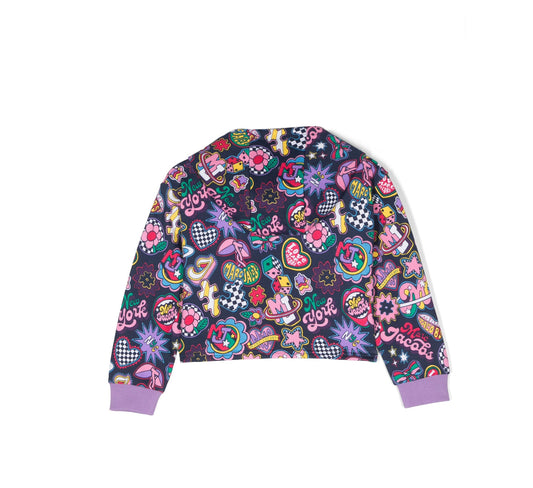 Marc Jacobs Kids Graphic-print zip-up hooded jacket