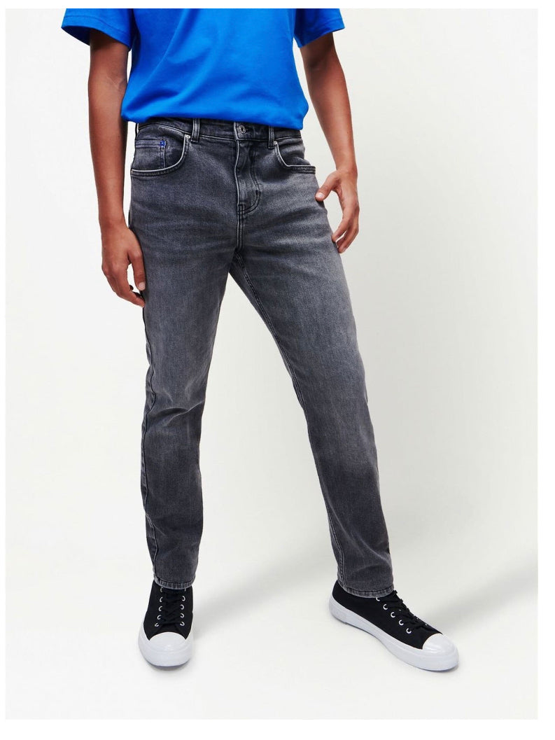 KARL LAGERFELD MID-RISE SLIM-CUT JEANS