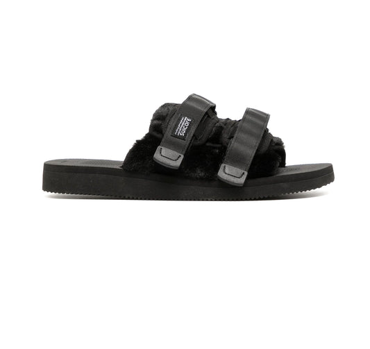 SUICOKE Moto Logo Patch Slides