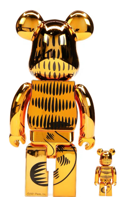 Bearbrick Garfield 100% & 400% Set
Gold Chrome Ver.