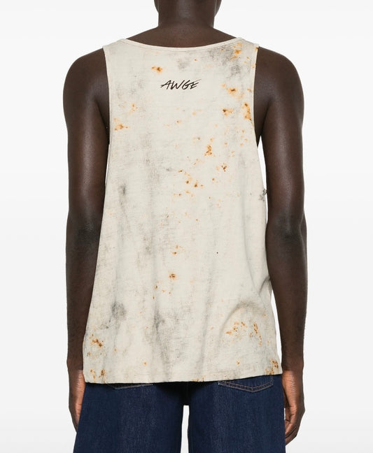 PUMA
X A$AP ROCKY logo-stamp tank top