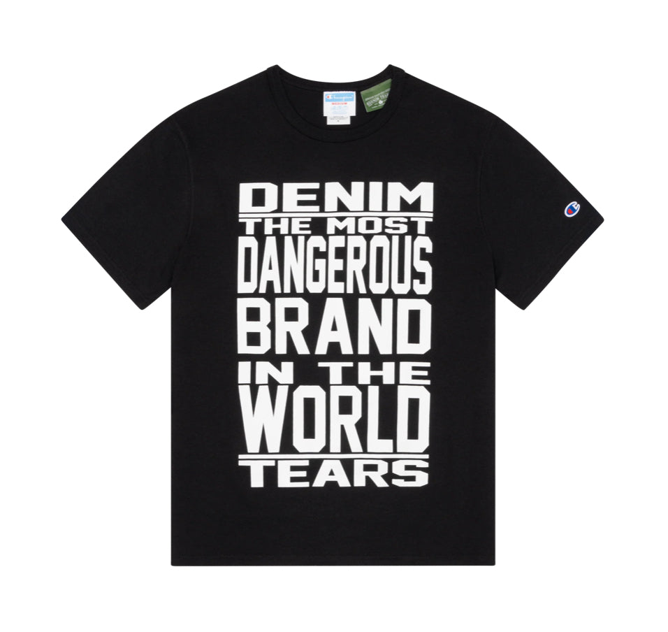 Denim Tears Most Dangerous Tee Black