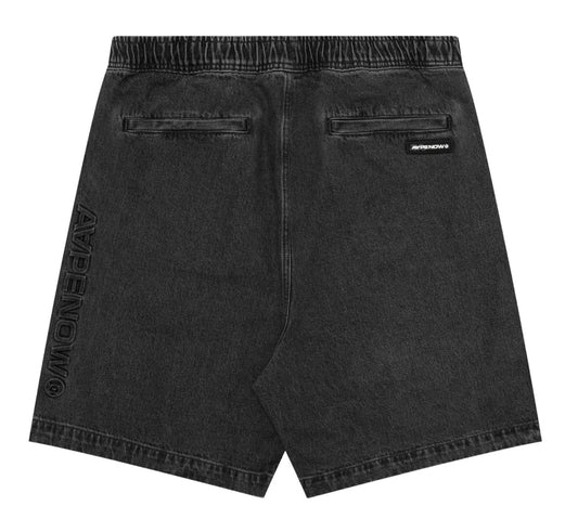 AAPE BY *A BATHING APE® Moonface-appliqué denim shorts