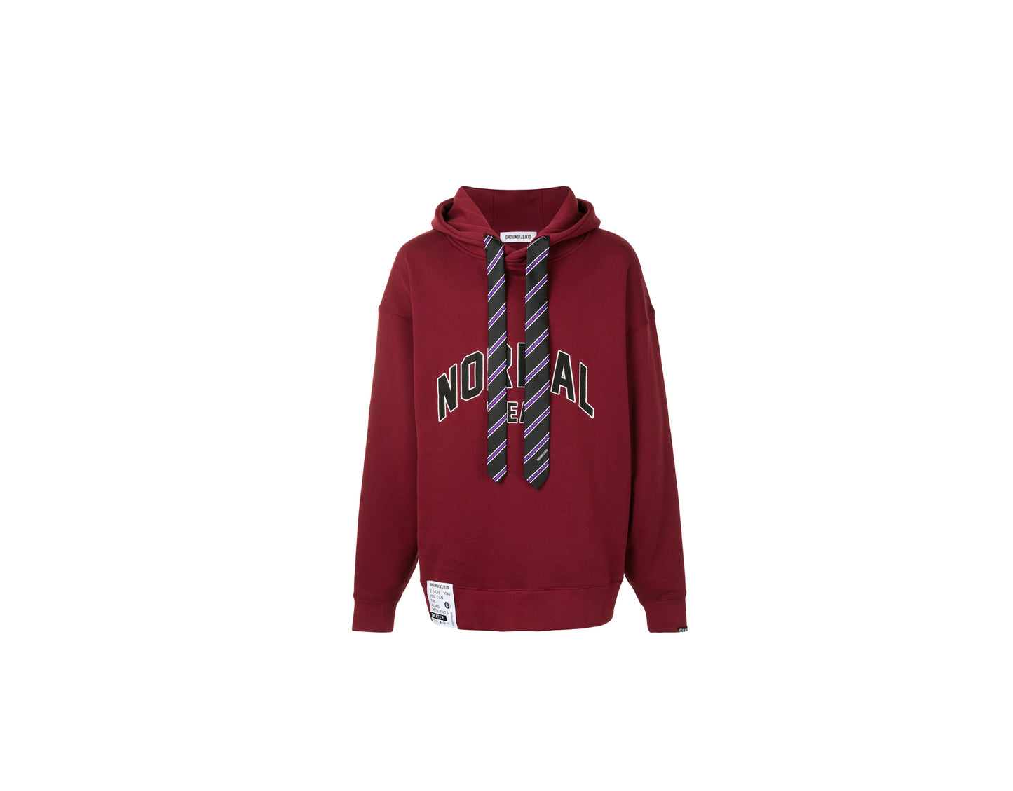 Ground Zero
Tie detail hoodie