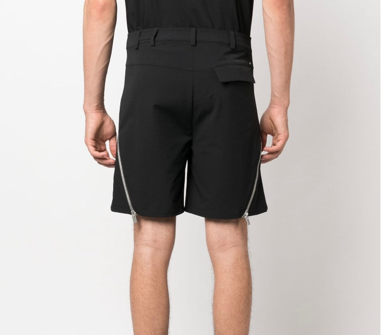 HELIOT EMIL
Side-zips mid-rise shorts