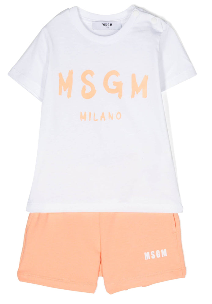 MSGM Kids logo-print set