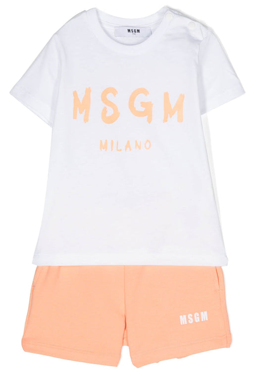 MSGM Kids logo-print set