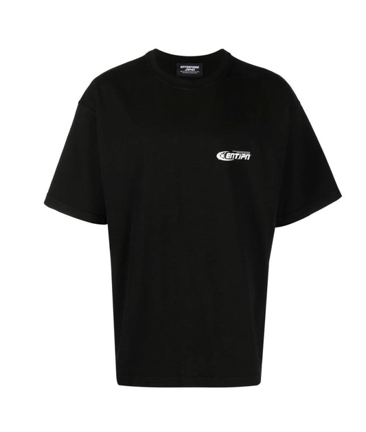 Enterprise Japan Chest Logo Print Detailed Cotton T-Shirt