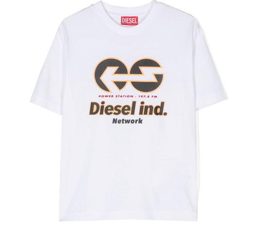 Diesel Kids logo-print T-shirt