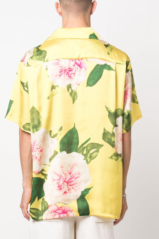 P.A.R.O.S.H. Floral-print short-sleeve shirt