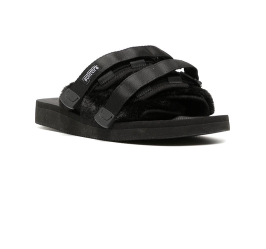 SUICOKE Moto Logo Patch Slides