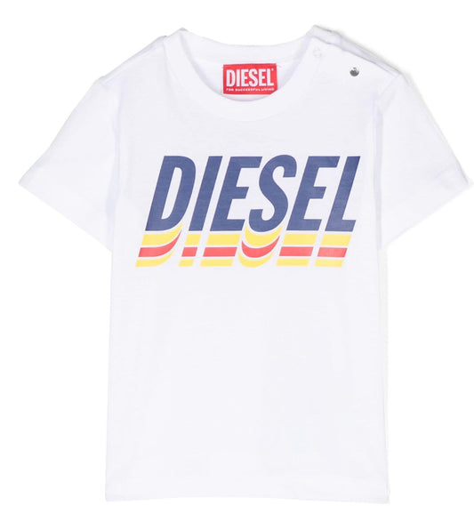 Diesel Kids logo-print cotton T-shirt