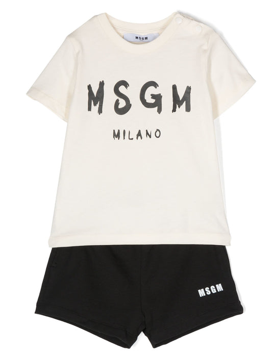 MSGM Kids logo-print set