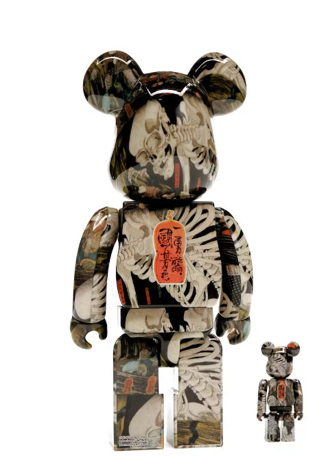 Bearbrick Utagawa Kuniyoshi (The Haunted Old Palace at Soma) 100% & 400% Set