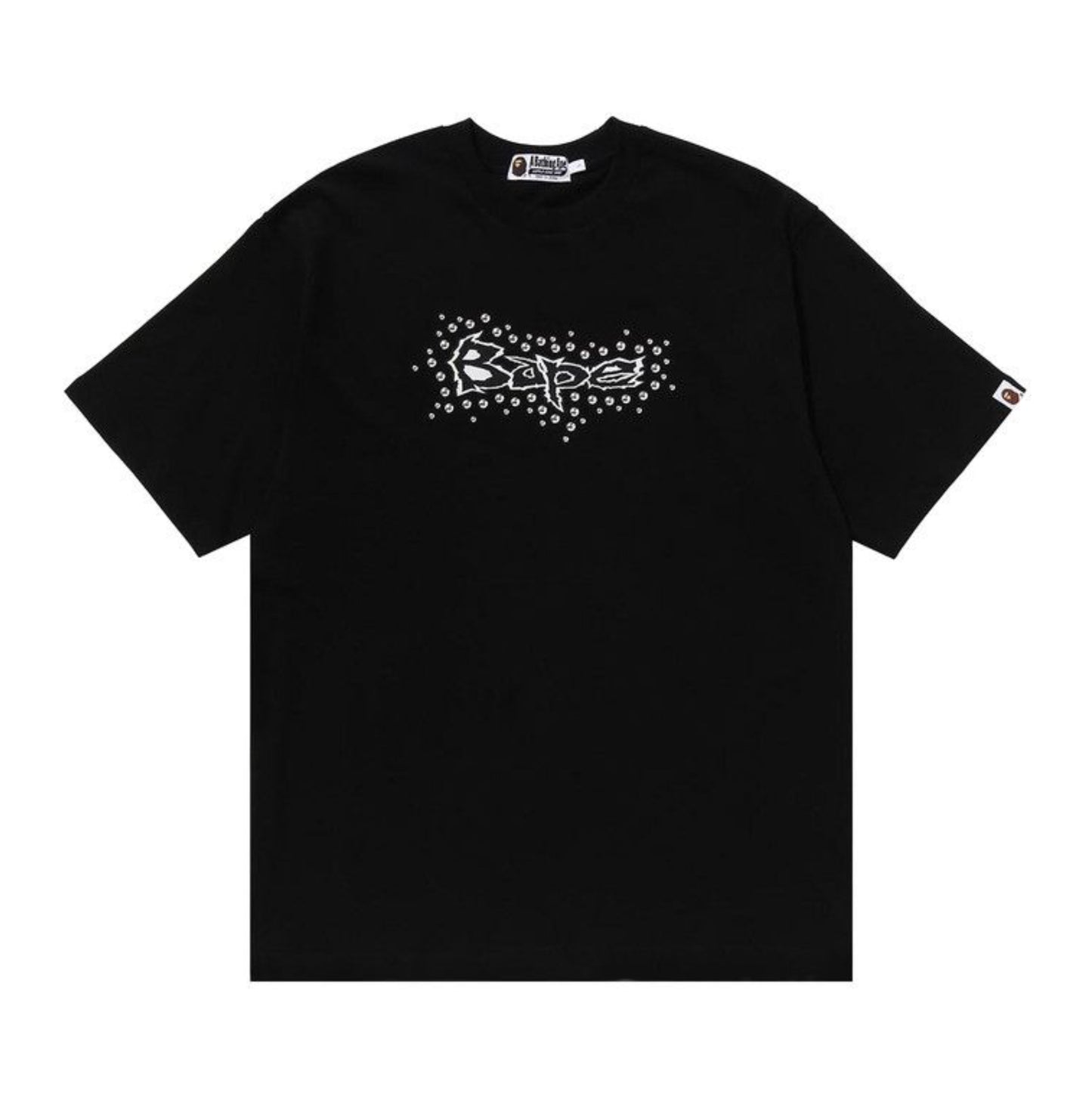 BAPE Studs Logo Relaxed Fit Tee
'Black'