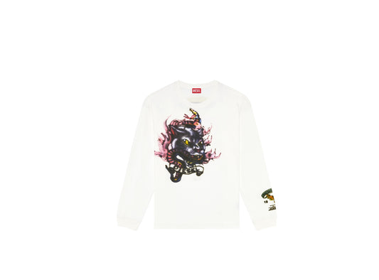 Diesel
graphic-print cotton jumper