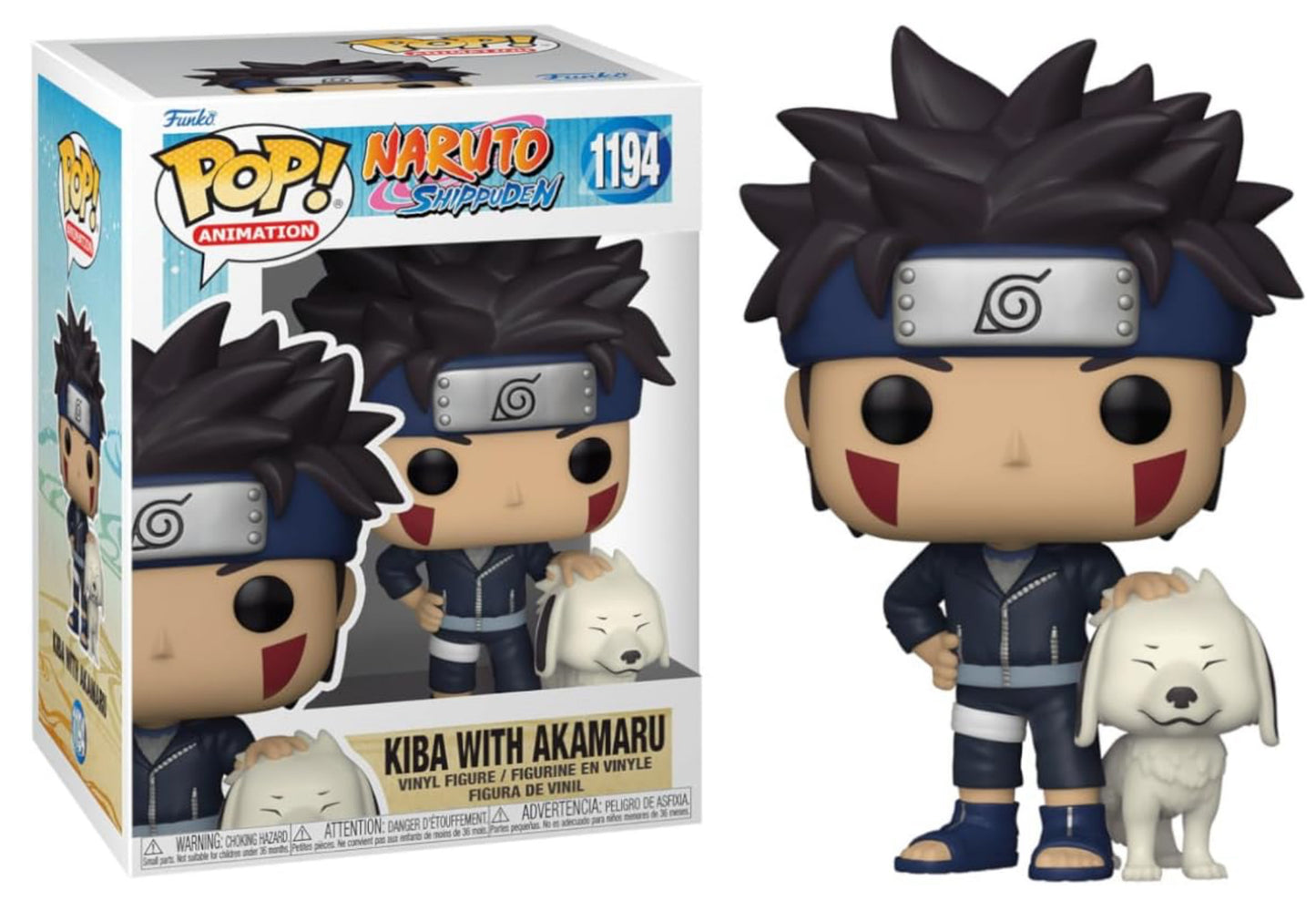 Funko Pop! Animation: Naruto - Kiba with Akamaru