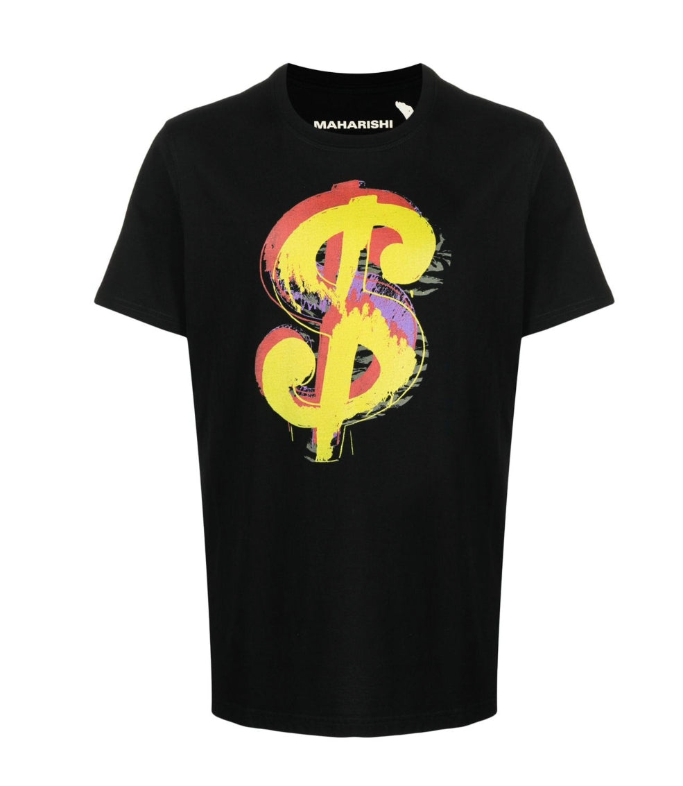 MAHARISHI Graphic Dollar Print T-Shirt