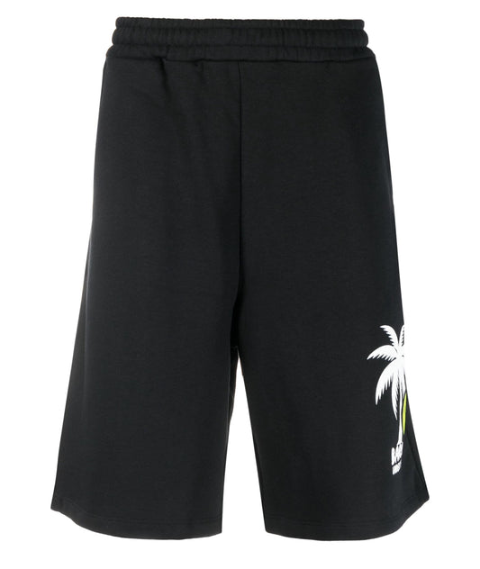 BARROW logo-print cotton-jersey track shorts