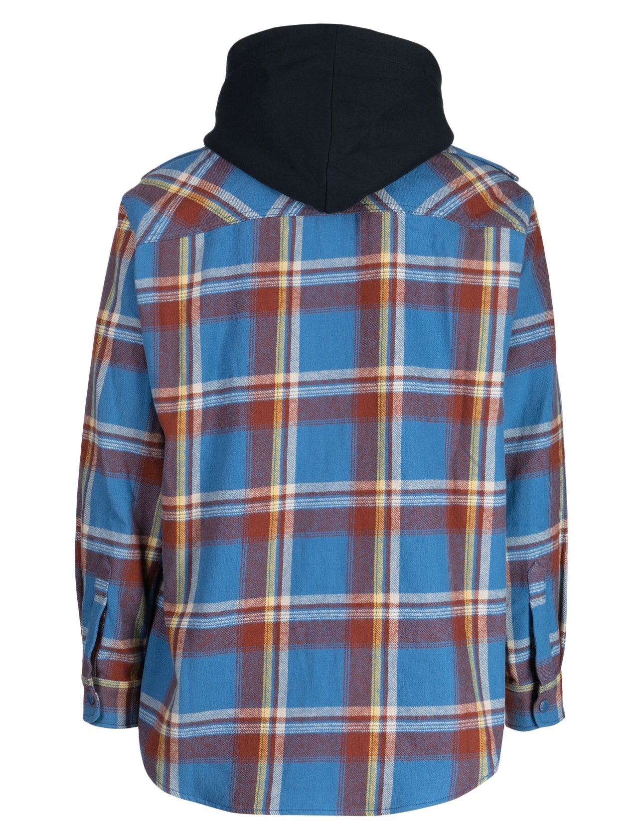 CHOCOOLATE layered check-print cotton jacket